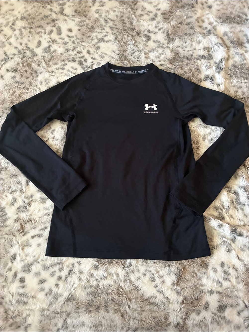 Under Armour Black Long-Sleeve Performance Top YMD